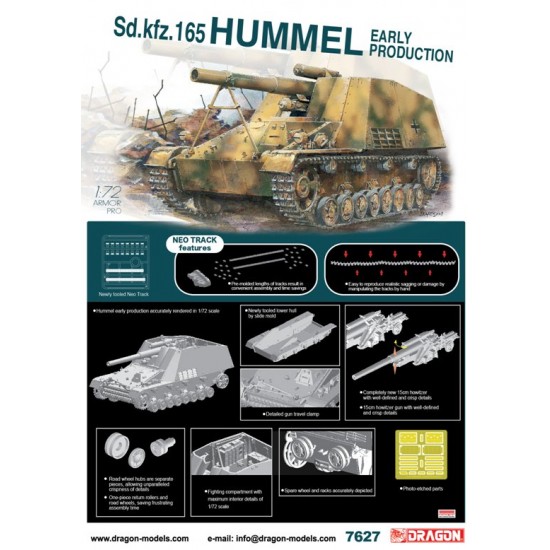 1/72 SdKfz.165 Hummel Early Production w/Neo Track