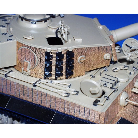 Photo-etched Zimmerit for 1/35 Tiger I Late for Tamiya kit