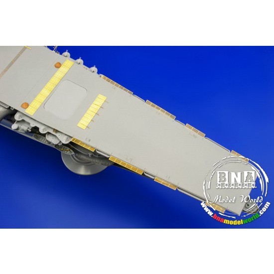 Photo-etched parts for 1/350 Japanese Aircraft Carrier Akagi for Hasegawa