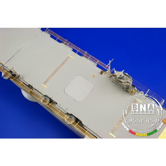 Photo-etched parts for 1/350 Japanese Aircraft Carrier Akagi for Hasegawa