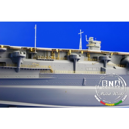 Photo-etched parts for 1/350 Japanese Aircraft Carrier Akagi for Hasegawa