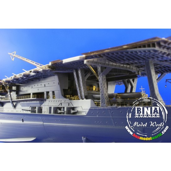 Photo-etched parts for 1/350 Japanese Aircraft Carrier Akagi for Hasegawa