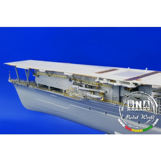 Photo-etched parts for 1/350 Japanese Aircraft Carrier Akagi for Hasegawa