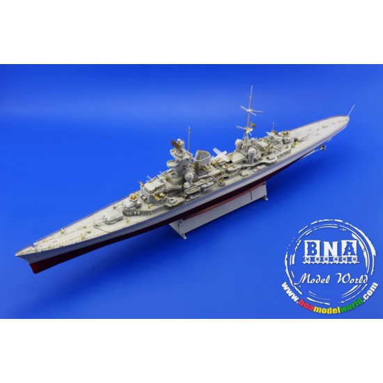 Photo-etched parts for 1/350 German Cruiser Prinz Eugen for Trumpeter kit