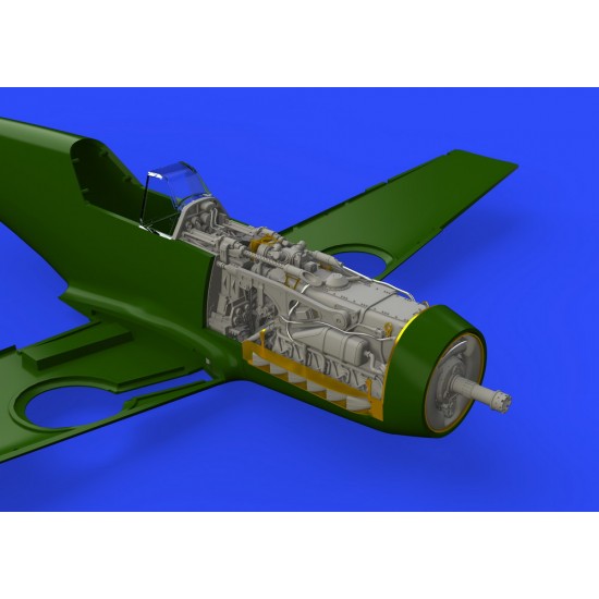 1/48 Messerschmitt Bf 109F Engine and Fuselage Guns for Eduard kit