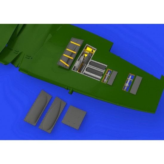 1/48 Supermarine Spitfire Mk.Vc Gun Bays for Eduard kits