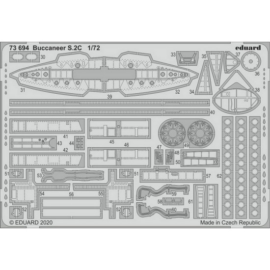 1/72 Blackburn Buccaneer S.2C Detail Set for Airfix kits