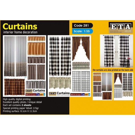 1/35 Curtains V1 (2 sheets)