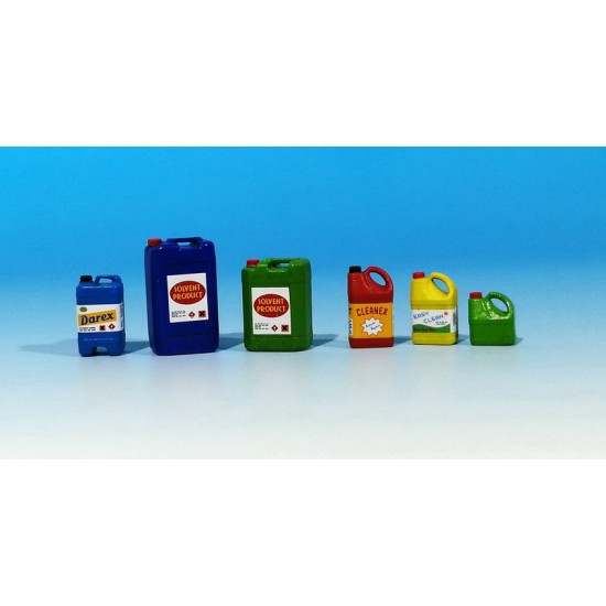 1/35 Plastic Containers for Chemicals (6pcs) 1/35 Plastic Containers for Chemicals (6pcs)