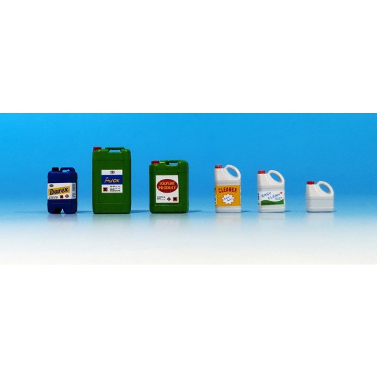 1/35 Plastic Containers for Chemicals (6pcs) 1/35 Plastic Containers for Chemicals (6pcs)