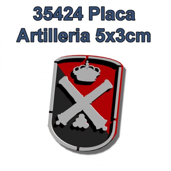 Spanish Artillery Plaque (50 x 30mm, resin)