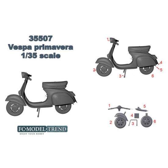 1/35 Vespa Primavera Motorcycle