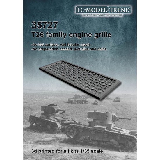 1/35 T-26 Engine Rear Grille