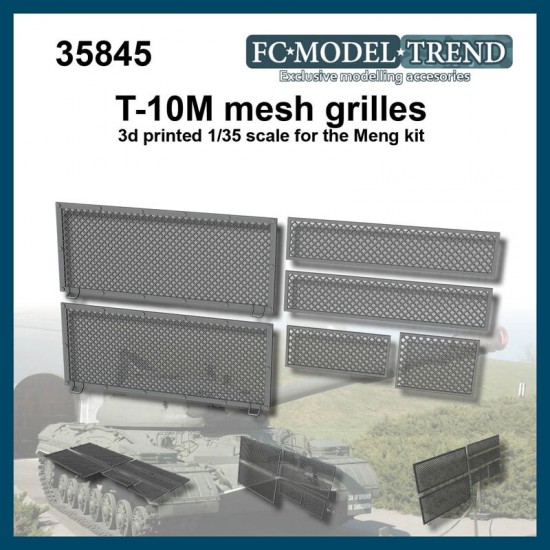 1/35 T-10M Mesh Grilles for Meng Models