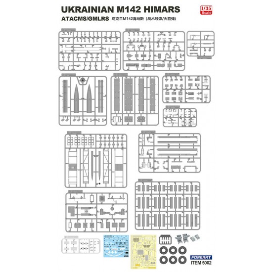 1/35 Ukrainian M142 HIMARS ATACMS/GMLRS 1/35 Ukrainian M142 HIMARS ATACMS/GMLRS