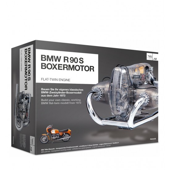 1/2 BMW R 90 S Boxermotor Since 1973 Flat-twin Working Engine Model 1/2 BMW R 90 S Boxermotor Since 1973 Flat-twin Working Engine Model