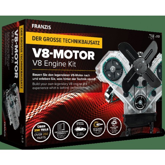 1/3 The Large Technology Kit - V8-Motor 8-cylinder Working Engine Model 1/3 The Large Technology Kit - V8-Motor 8-cylinder Working Engine Model