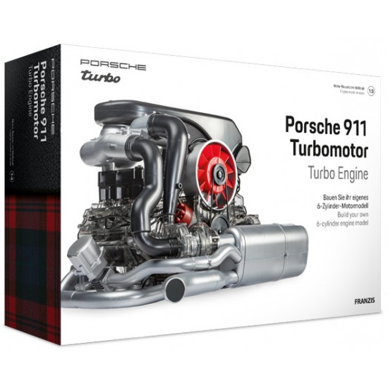 1/4 Porsche 911 Turbomotor 6-cylinder Working Turbo Engine Model 1/4 Porsche 911 Turbomotor 6-cylinder Working Turbo Engine Model
