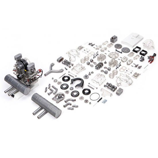1/3 Porsche Carrera-Rennmotor Type 547 Racing 4-cylinder Working Engine Model 1/3 Porsche Carrera-Rennmotor Type 547 Racing 4-cylinder Working Engine Model