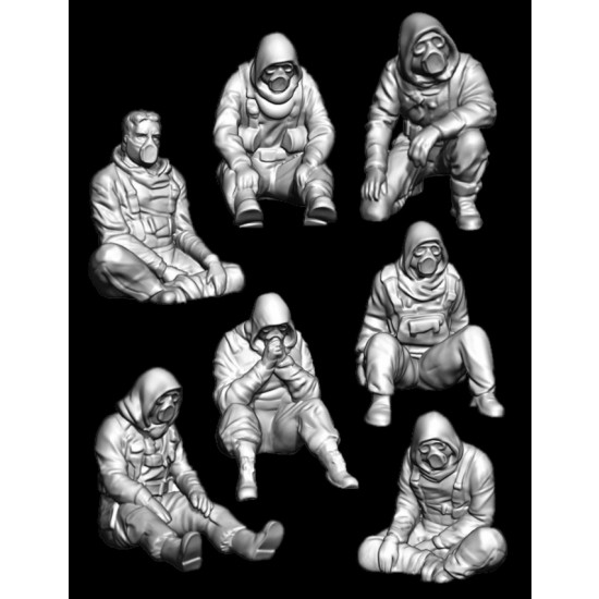 1/72 DUNE Refugee Spice Harvester Crews (7 figures) for Meng kit