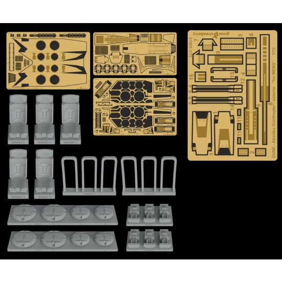 1/72 DUNE Atreides Ornithopter Complete Upgrade set for Meng kit [FruitPACK]