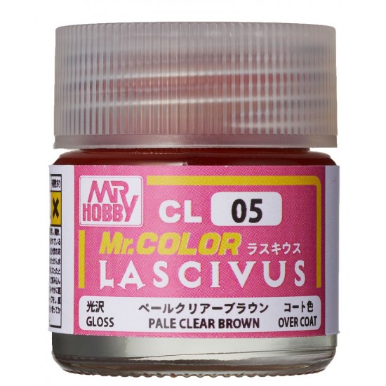 Mr Color Lascivus Clear Pigment Paint - Figure Skin #Pale Clear Brown (10ml)