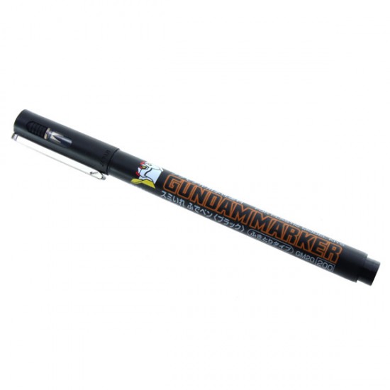 Gundam Paint Marker (Brush Type) - Water-Based Black Gundam Paint Marker (Brush Type) - Water-Based Black