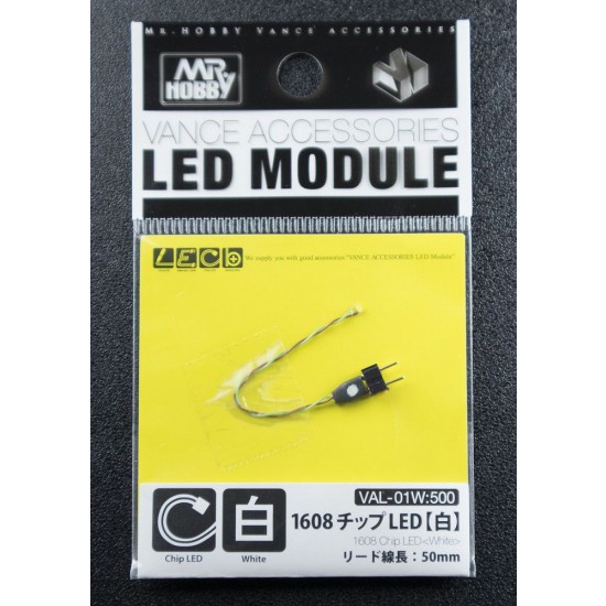 Vance LED Module - 1608 Chip LED White (wire length: 50mm)