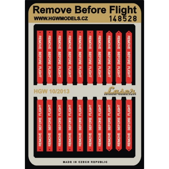 1/48 Remove Before Flight (Laser Cut)