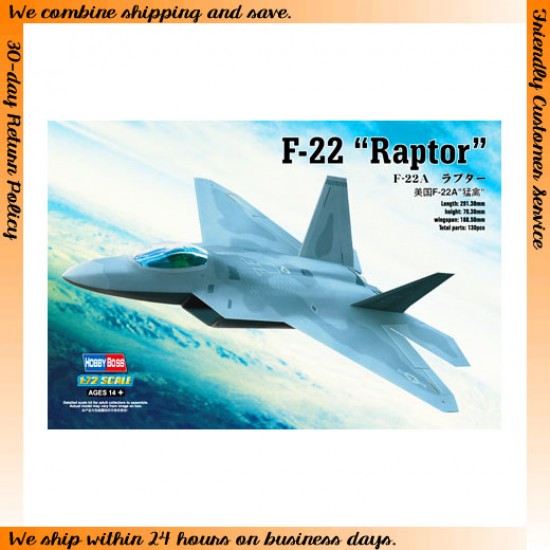 1/72 US F-22A Raptor