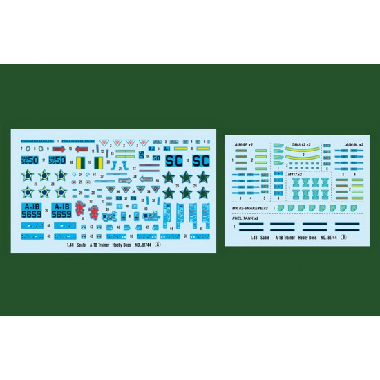 1/48 AMX Ground Attack Aircraft A-1B Trainer 1/48 AMX Ground Attack Aircraft A-1B Trainer