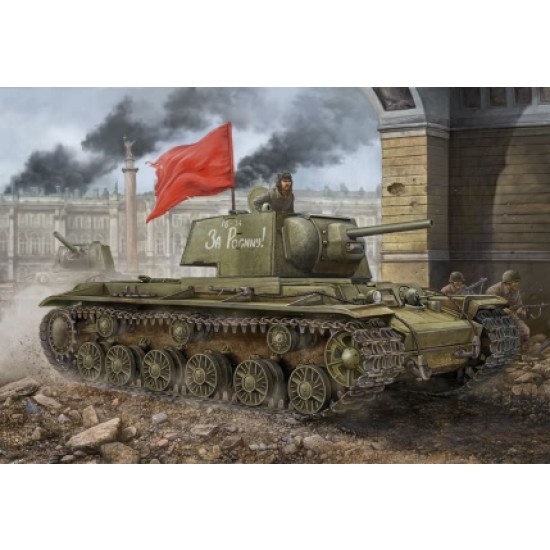 1/48 Russian Kliment Voroshilov KV-1 Model 1942 Simplified Turret Tank