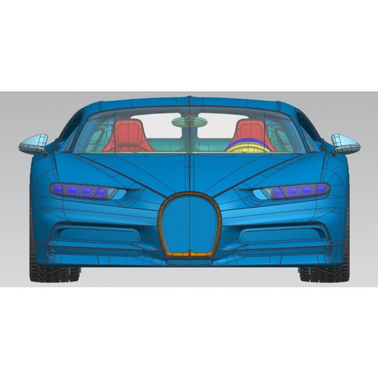 1/24 Bugatti Chiron (resin kit) 1/24 Bugatti Chiron (resin kit)