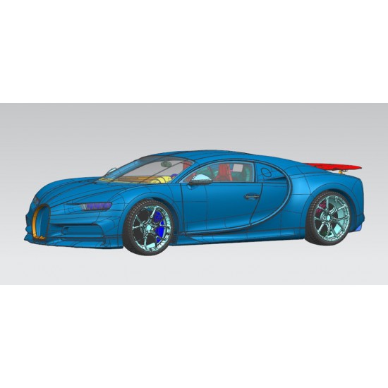 1/24 Bugatti Chiron (resin kit) 1/24 Bugatti Chiron (resin kit)