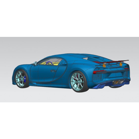 1/24 Bugatti Chiron (resin kit) 1/24 Bugatti Chiron (resin kit)