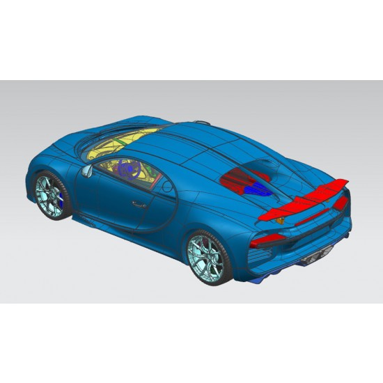 1/24 Bugatti Chiron (resin kit) 1/24 Bugatti Chiron (resin kit)