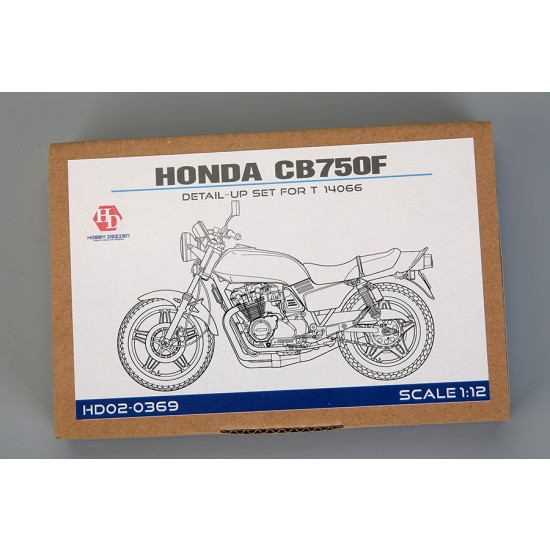 1/12 Honda CB750F Detail-up Set for Tamiya kit #14066 (PE, Metal parts, Resin, Logo)