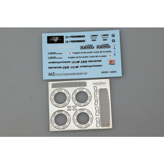 1/18 LB-Performance BMW M3 E92 Wide Body Transkit/Conversion set 1/18 LB-Performance BMW M3 E92 Wide Body Transkit/Conversion set