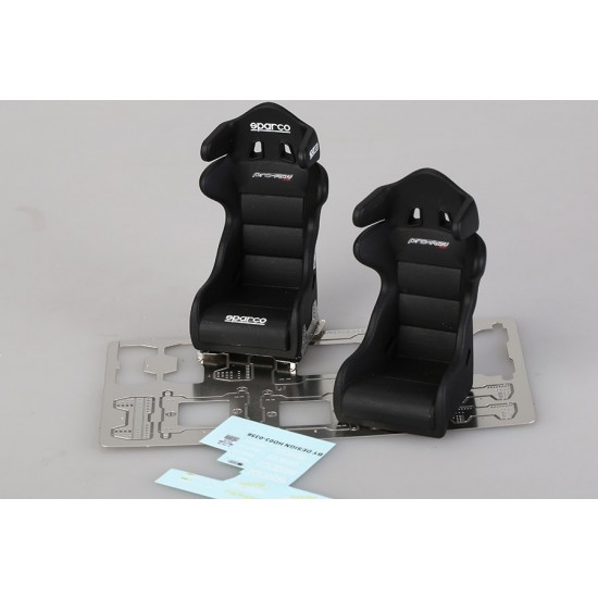 1/24 Sparco PRO-ADV Racing Seats (2pcs) (Resin+PE+Decals) 1/24 Sparco PRO-ADV Racing Seats (2pcs) (Resin+PE+Decals)