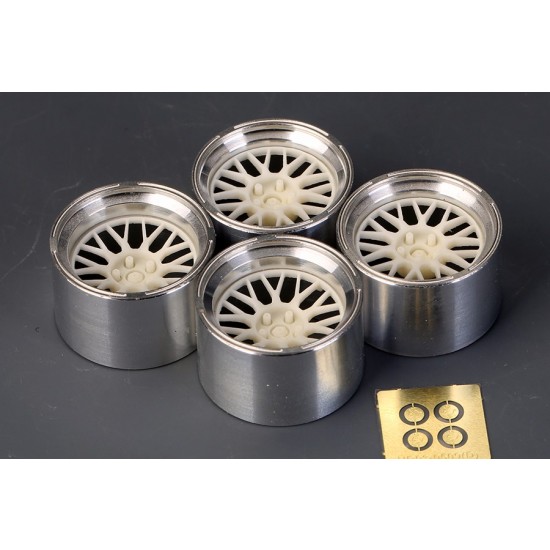 1/24 18 RB Custom Wheels for Jdm Series (Resin + Metal + PE) 1/24 18 RB Custom Wheels for Jdm Series (Resin + Metal + PE)