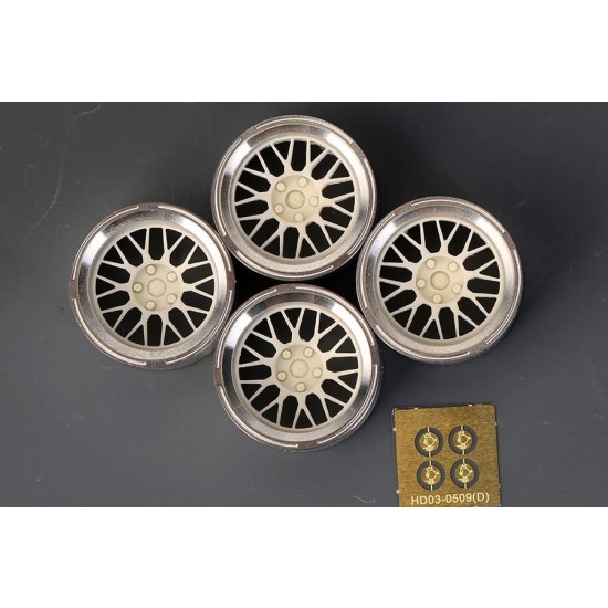 1/24 18 RB Custom Wheels for Jdm Series (Resin + Metal + PE) 1/24 18 RB Custom Wheels for Jdm Series (Resin + Metal + PE)
