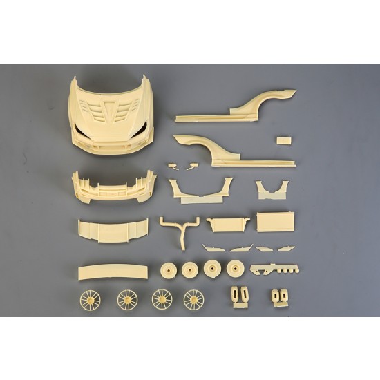 1/24 Varis Mitsubishi Lancer Evolution X Widebody kit for Aoshima EVOX kits 1/24 Varis Mitsubishi Lancer Evolution X Widebody kit for Aoshima EVOX kits