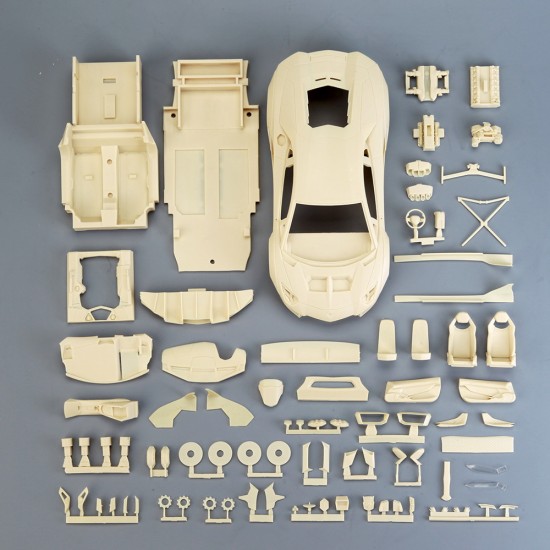 1/24 LB-Works Aventador 2.0 (Gulf) Full Detail Kit
