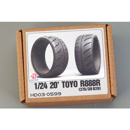 1/24 20 Toyo R888R (275/30 R20) Tyres