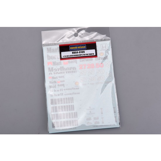 1/20 McLaren Honda MP4/5B Full Sponsor Decals for Tamiya kit (Decal+PE) 1/20 McLaren Honda MP4/5B Full Sponsor Decals for Tamiya kit (Decal+PE)