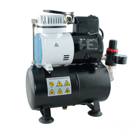 Airbrush Compressor (pump) w/Cooling Fan and Tank Airbrush Compressor (pump) w/Cooling Fan and Tank