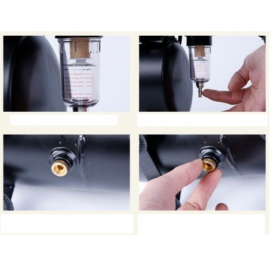 Airbrush Compressor (pump) w/Cooling Fan and Tank Airbrush Compressor (pump) w/Cooling Fan and Tank