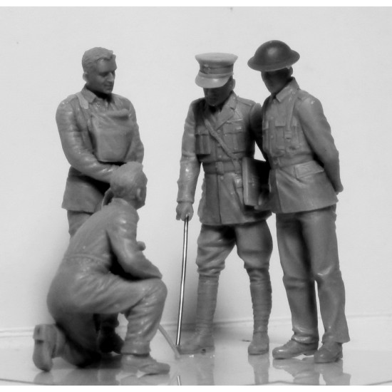 1/35 WWI British Tank Crew (4 figures) 1/35 WWI British Tank Crew (4 figures)