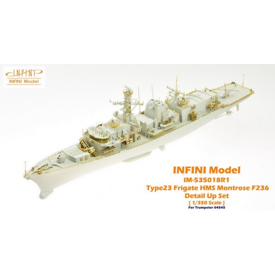 1/350 HMS Montrose Type 23 Detail-up Set for Trumpeter kit #04545