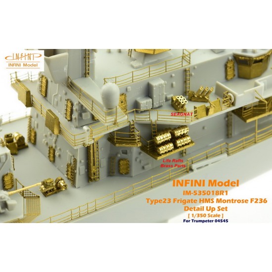 1/350 HMS Montrose Type 23 Detail-up Set for Trumpeter kit #04545